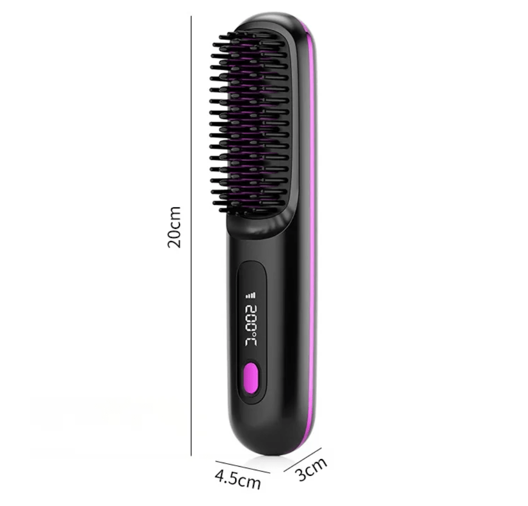 SmoothStyle™ USB Ceramic Comb — Salon Hair in 60 Seconds - Velmora