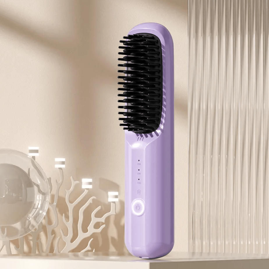 SmoothStyle™ USB Ceramic Comb — Salon Hair in 60 Seconds - Velmora